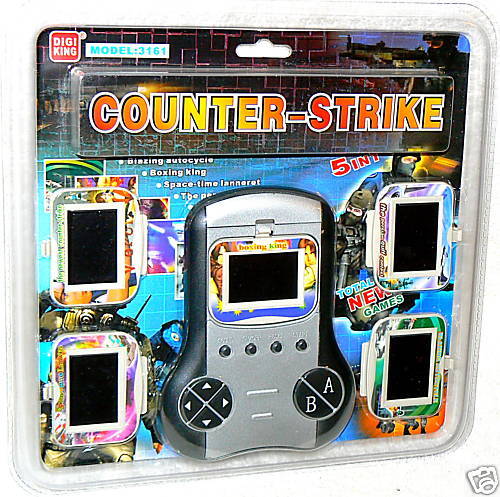 DIGI KING COUNTER STRIKE HAND GAME ~ 5 GAMES IN 1  