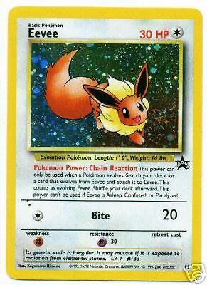 Pokemon 25 Holo Eevee Blackstar Promo #11 Very RARE  