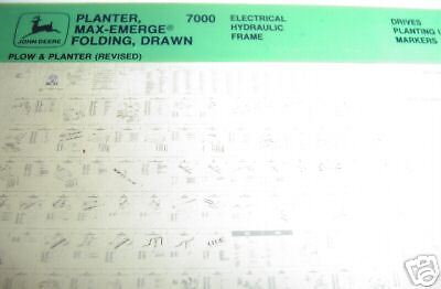 John Deere 494 to 894A Corn Planter Parts Microfiche jd  