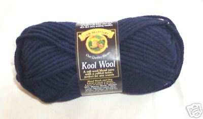 LION BRAND KOOL WOOL Navy  