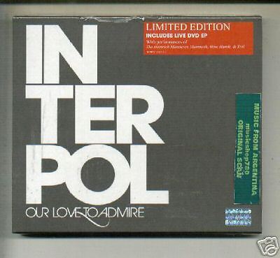 INTERPOL, OUR LOVE TO ADMIRE CD + DVD. INCLUDES DVD WITH LIVE 