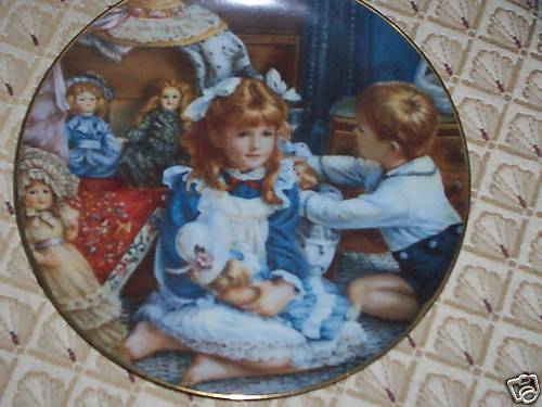 GRANDMAS TRUNK /Sandra Kuck/ BAREFOOT CHILDREN PLATE  