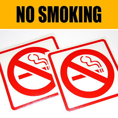 NO SMOKING DECAL SIGN STICKER WAREHOUSE BUSINESS RETAIL  