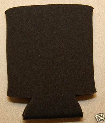 25   BLACK   BLANK KOOZIE Can Koozies Beer Wedding  