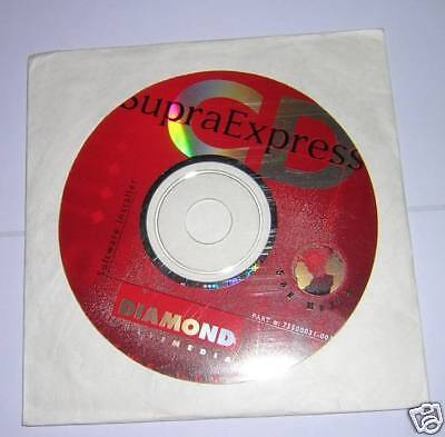 Diamond SupraExpress 56/56sp Modem Installation CD ROM  