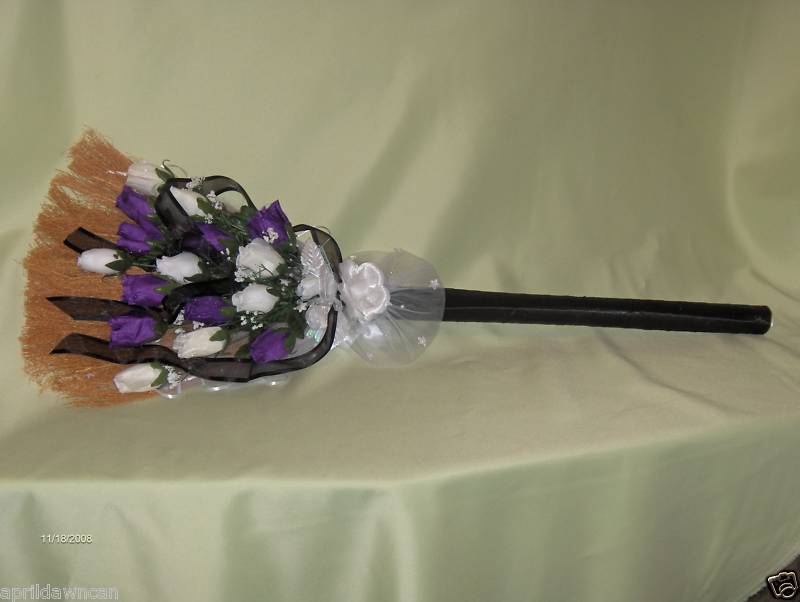 WEDDING JUMPING BROOM CUSTOM MADE YOUR COLORS THEME  