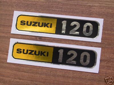 Suzuki TC120 side decals