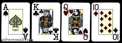 Modiano Cards Platinum Acetate Poker Jumbo Kem sample  