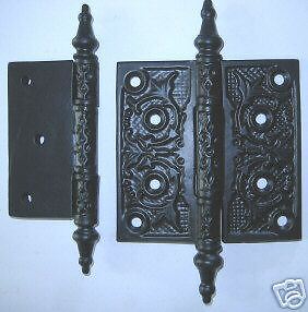 Steeple Tip Cast Iron Hinge 4 x 4 inch  