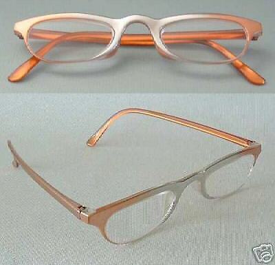 Pair ZiZi Eyes Copper & Mercury Readers SASSY +2.25  