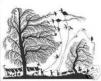 Chinese Hand made Paper Cut/Silhouettes Flying kites  