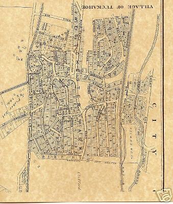 Waverly NY 1910 Map with Homeowners  