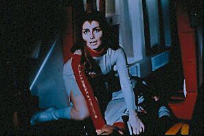 Rare Space 1999 Catherine Schell Maya Color 35mm slide  