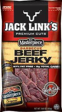 Jack Links BBQ Beef Jerky   4 bags/3.25oz each  