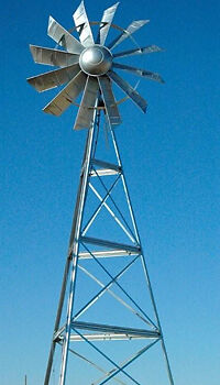 20 Foot Windmill & Electric Aerator Combo Package 843835001275  