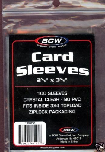 5000 BCW Trading Card Soft Sleeves (50 PACKS)  