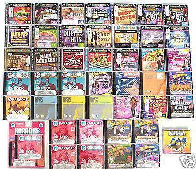 50 KARAOKE CDG CD WHOLESALE LOT rock,pop,country,oldies  