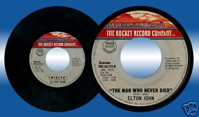 Philippines ELTON JOHN Nikita 45 rpm Record