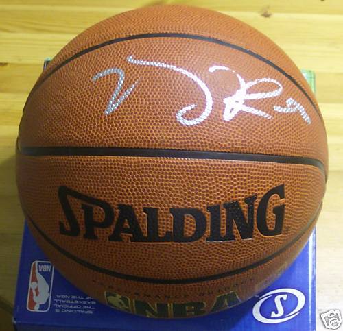 DERRICK ROSE CHICAGO BULLS #1 SIGNED BASKETBALL*PROOF  