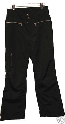 WOMENS BOGNER LUTA SKI SNOWBOARD PANTS NEW BLACK SZ 10  