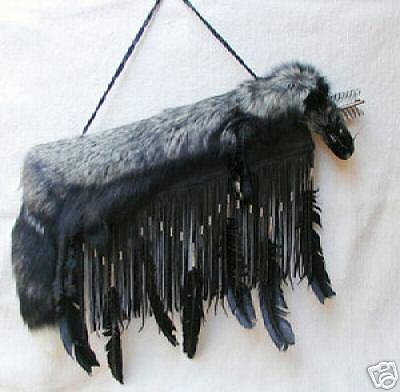 Native American Silver Tip Fox Quiver   Certified Auth.  