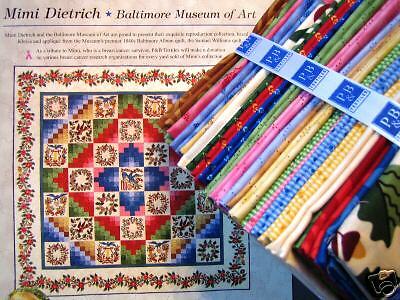 BALTIMORE MUSEUM OF ART QUILT fat quarters Dietrich  