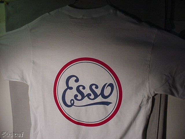 VINTAGE STYLE ESSO GAS STATION ATTENDANT T SHIRT  