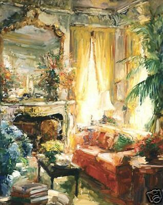 STEPHEN SHORTRIDGE BEAUX ELEGANCE GICLEE ON CANVAS  