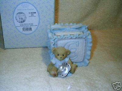 Cherished Teddies Teddies To Cherish Boy Bank NIB  