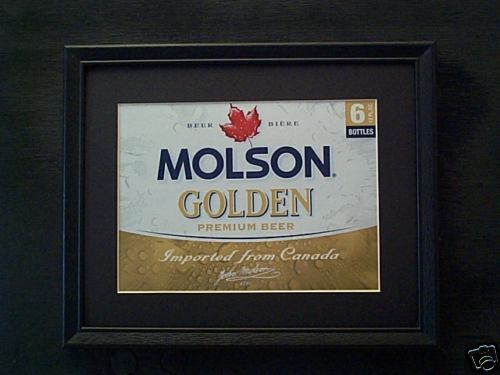 MOLSON GOLDEN NEW STYLE BEER SIGN #382  