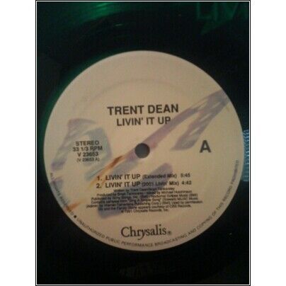 Trent Dean Livin It Up 1991 R B Dance 12 Green