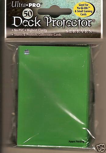 18 Packs YuGiOh Ultra.Pro Serpent Green Sleeves  900pcs  
